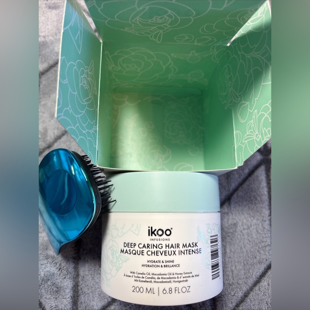 NEW Sealed ikoo Salon Professional Deep Caring Hair Mask Hydrate Shine & Brush - Picture 2 of 5